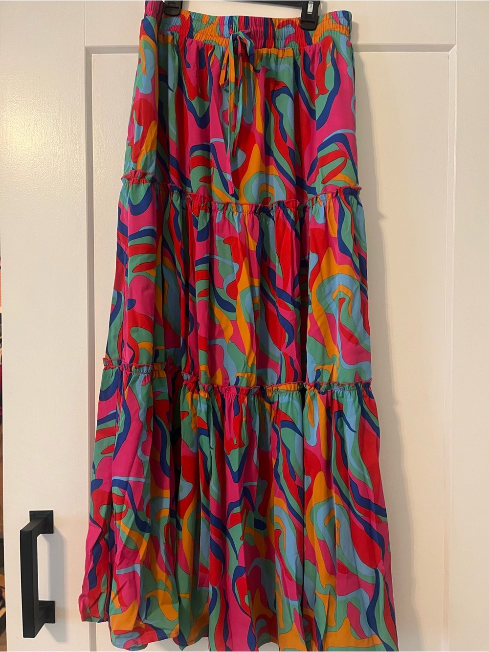 Maxi skirt- tropical/summer print - Picture 4 of 4